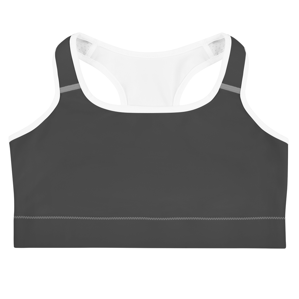 Dark Gray Sports bra