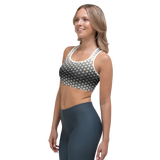 BW geometric gradient Sports bra