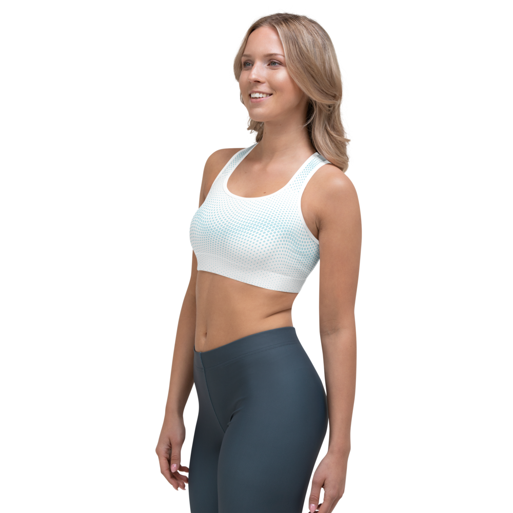 Teal Wave Sports bra
