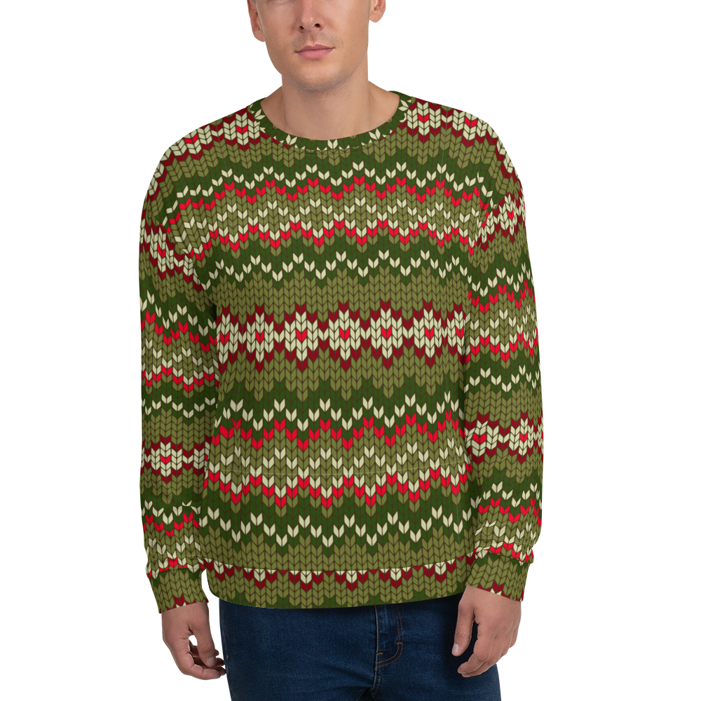 Ugly Sweater Printed Sweatshirt