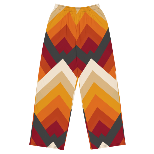 Autumn Geometry wide-leg pants