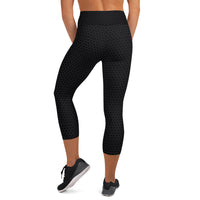 Carbon Fiber - Yoga Capri Leggings