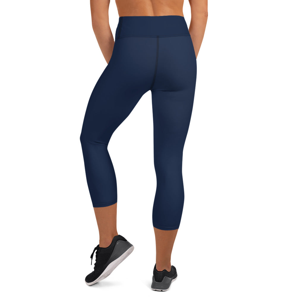 Navy Blue Capri Leggings