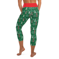 Christmas Tree Capri Leggings