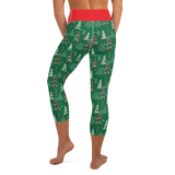 Christmas Tree Capri Leggings