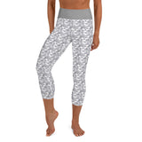 Geometric Pattern - Yoga Capri Leggings