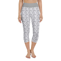 Geometric Pattern - Yoga Capri Leggings