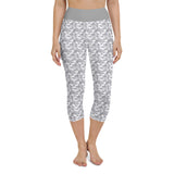 Geometric Pattern - Yoga Capri Leggings