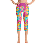 Abstract Colors - Yoga Capri Leggings