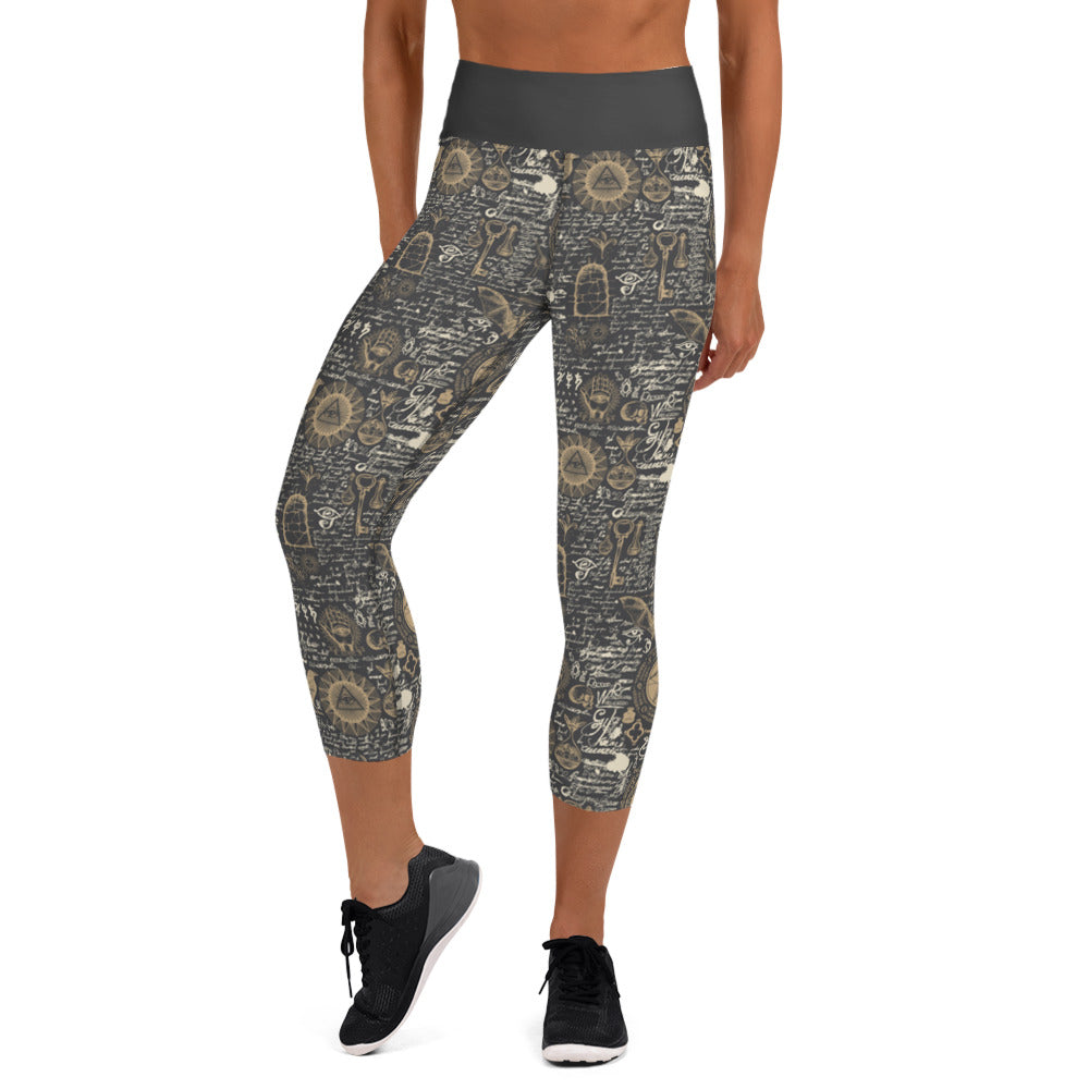 Vintage Alchemy - Yoga Capri Leggings