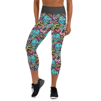 Zombie Yoga Capri Leggings