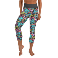 Zombie Yoga Capri Leggings