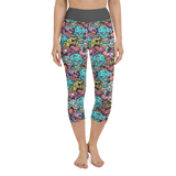 Zombie Yoga Capri Leggings
