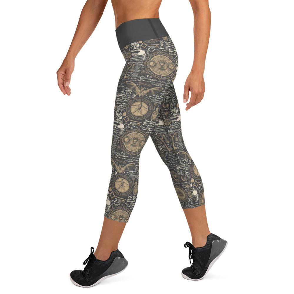 Vintage Alchemy - Yoga Capri Leggings