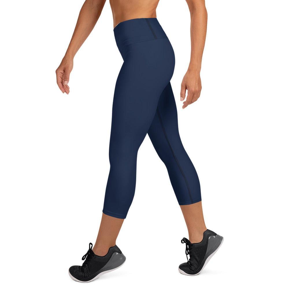 Navy Blue Capri Leggings