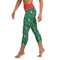 Christmas Tree Capri Leggings