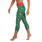 Christmas Tree Capri Leggings