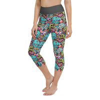 Zombie Yoga Capri Leggings