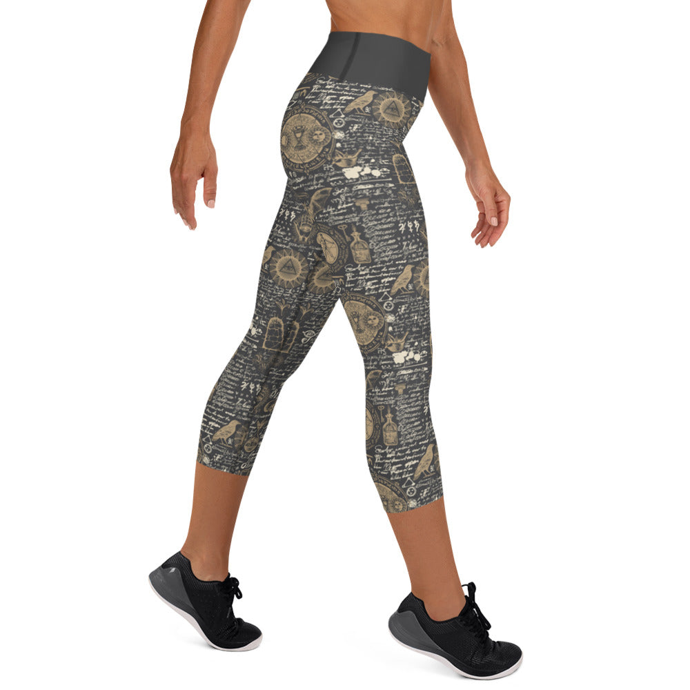 Vintage Alchemy - Yoga Capri Leggings