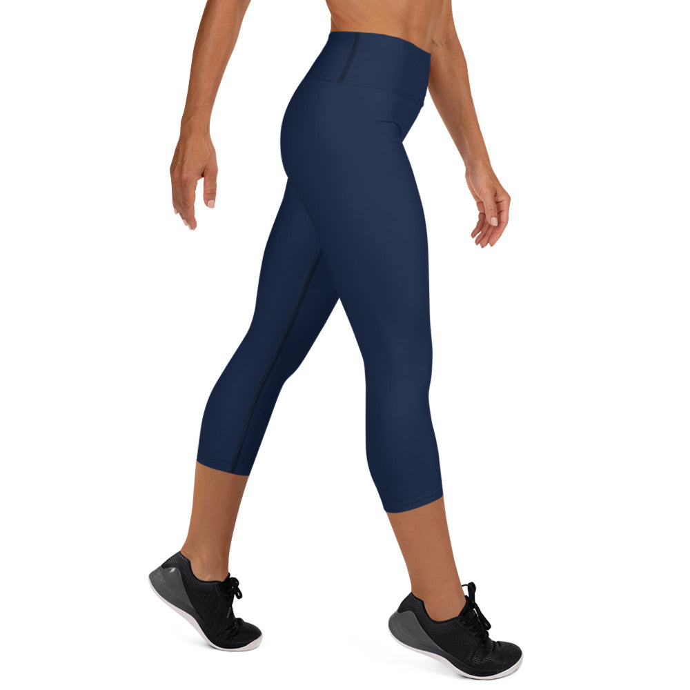 Navy Blue Capri Leggings