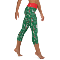 Christmas Tree Capri Leggings