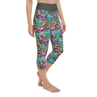 Zombie Yoga Capri Leggings