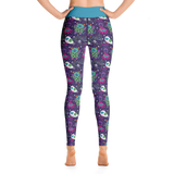 Halloween Monsters Yoga Leggings