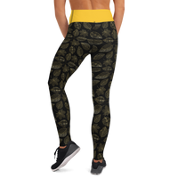 Leaves of Gold Yoga Leggings