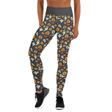 Pumpkins and Ghosts Yoga Leggings