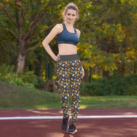 Pumpkins and Ghosts Yoga Leggings