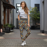 Pumpkins and Ghosts Yoga Leggings