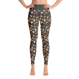 Pumpkins and Ghosts Yoga Leggings