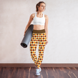 Autumn Argyle Yoga Leggings