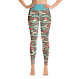 Retro Mustache Yoga Leggings