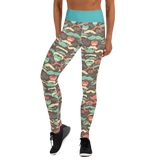 Retro Mustache Yoga Leggings