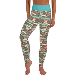 Retro Mustache Yoga Leggings