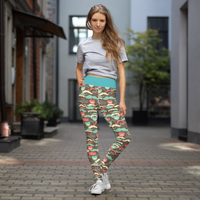 Retro Mustache Yoga Leggings