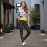 Leaves of Gold Yoga Leggings
