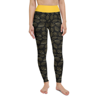Leaves of Gold Yoga Leggings