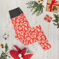 Christmas Ornaments Yoga Leggings