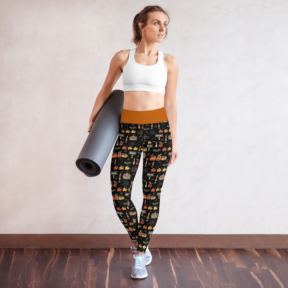 Halloween Pattern Yoga Leggings