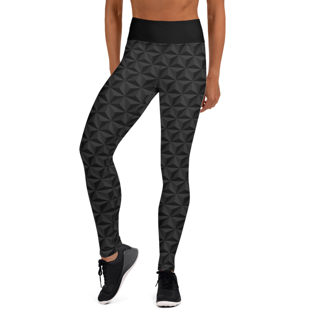 Black Pyramid Yoga Leggings