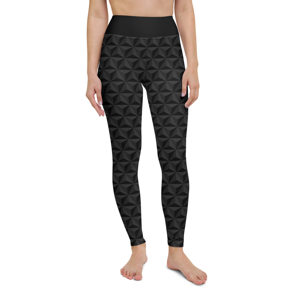 Black Pyramid Yoga Leggings