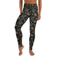 Star of David and Dove Yoga Leggings