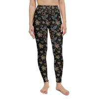 Star of David and Dove Yoga Leggings