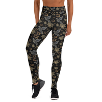 Star of David and Dove Yoga Leggings
