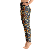 Pumpkins and Ghosts Yoga Leggings