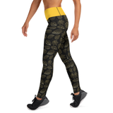 Leaves of Gold Yoga Leggings
