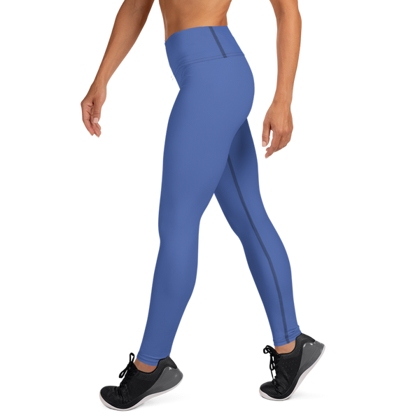 Flat Blue Yoga Leggings