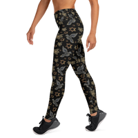 Star of David and Dove Yoga Leggings